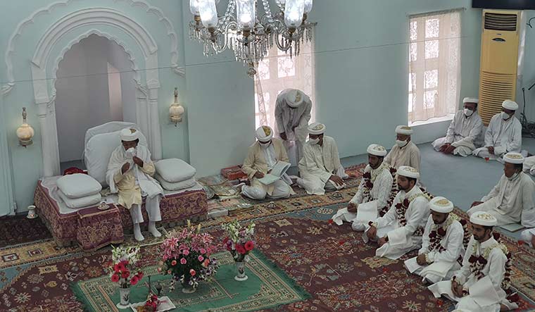 Old beliefs, new beginnings: A nikah ceremony in progress in the Masjid-e-Ebrahim at Mahdi Bagh | Sravani Sarkar