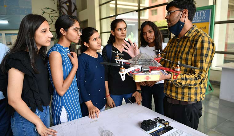 Innovative ecosystem: Students at Amity University, Gurugram | Arvind Jain
