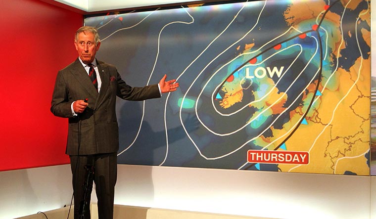Climate of fun: King Charles iii reads the weather for the BBC | Getty Images