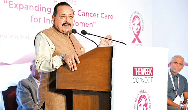 Generating awareness: Union Minister Dr Jitendra Singh.