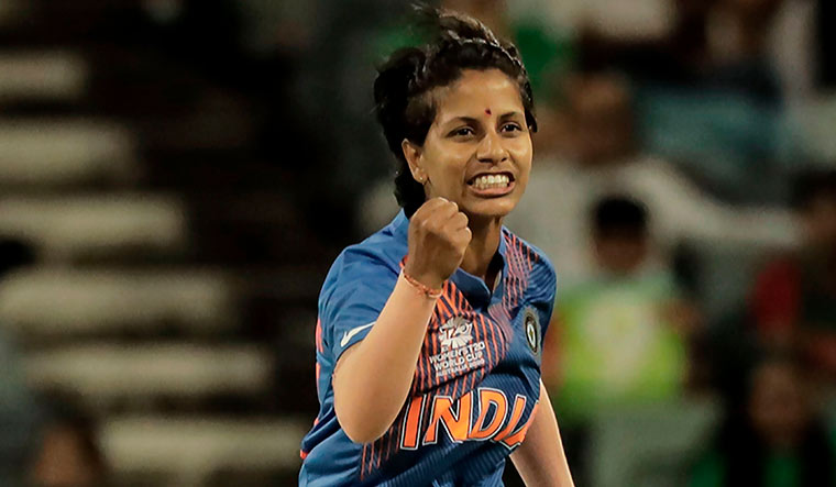 Poonam Yadav at the T20 World Cup | AFP