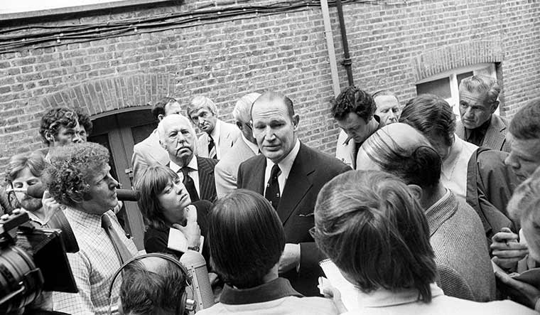 Kerry Packer at Lord’s after a meeting of ICC members regarding his World Series Cricket tournament | Getty Images