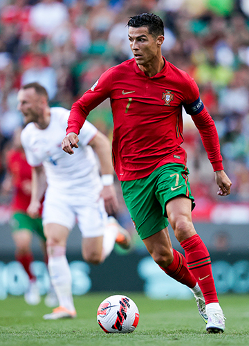 The talisman: Ronaldo during Portugal’s 2-0 win over the Czech Republic in June. He leads a talented, but inconsistent, team | Getty Images