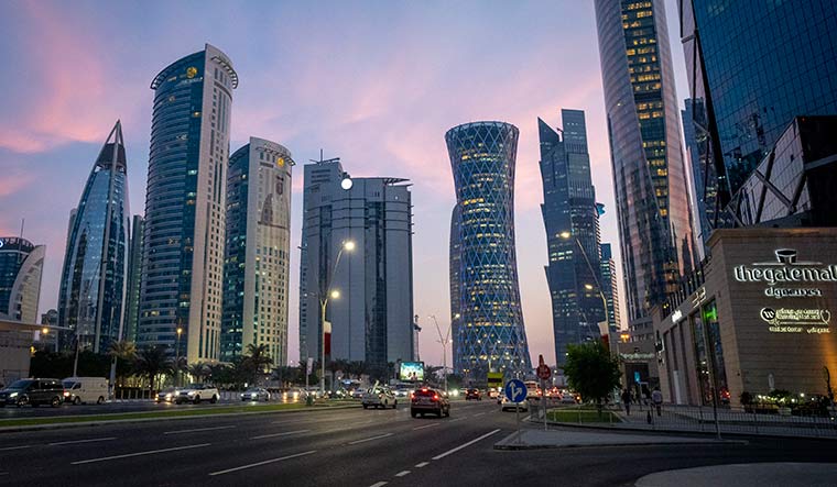 View from doha: Hotels and other buildings in Doha’s West Bay area | AP