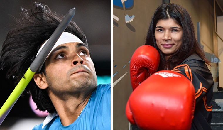Going for gold: World champions Neeraj Chopra and Nikhat Zareen will look to cement their legacy at the games | AFP, PTI