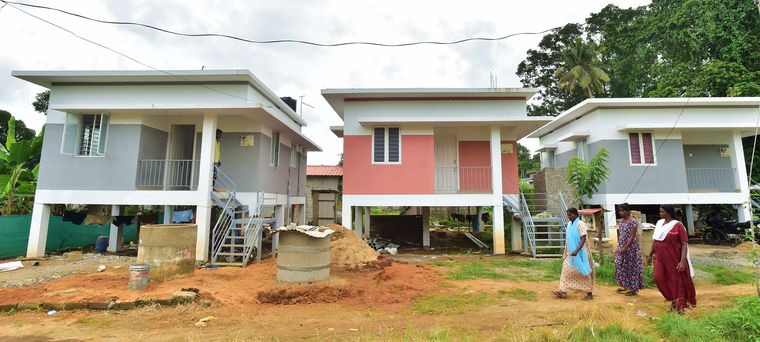Rebuilding phase: Newly built flood-resistant houses in Alapuzha | Aravind V.
