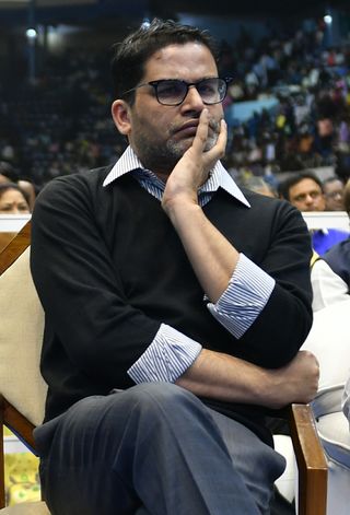 One of Adhikari’s biggest concerns was the collaboration between Abhishek (Mamata’s nephew) and political strategist Prashant Kishor (in pic), which “created a parallel government” in the state | Salil Bera