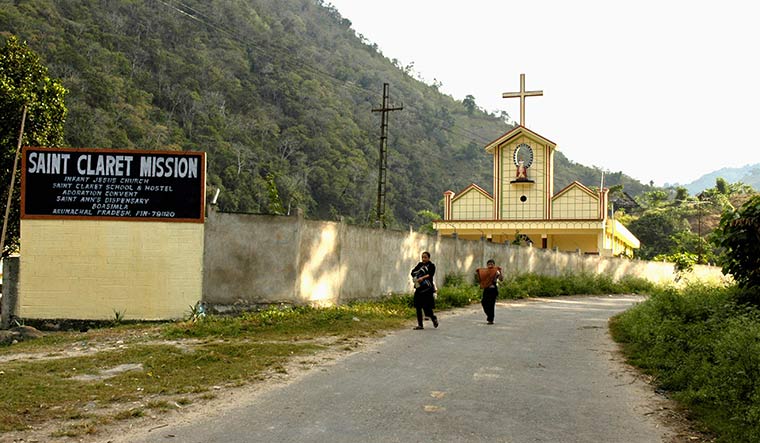 Religious mission: Increasing christian population in arunachal pradesh has made china nervous | Alamy Stock Photo