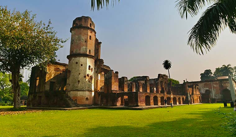 Reminder of a revolt: The residency complex that housed the official home of the British resident general at Awadh.