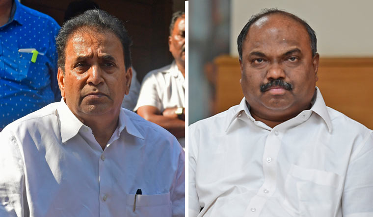 Crucial fight: (left) Former home minister Anil Deshmukh; Transport Minister Anil Parab | Amey Mansabdar