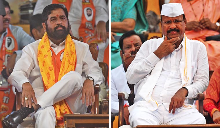 It is unlikely that Shinde (left), under a cloud himself, would ask Sattar (right) to resign. In all probability, the land allotment would be cancelled | Amey Mansabdar