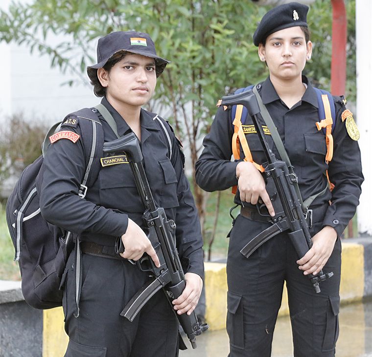 Chanchal Teotia and Sarita Pandey, two of the 12 women commandos selected so far |  Pawan Kumar