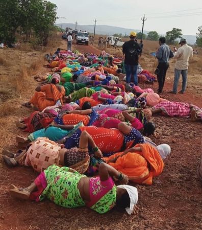 For their land: Protests by villagers against the RRPCL oil refinery complex in Barsu | Mahesh Shivalkar