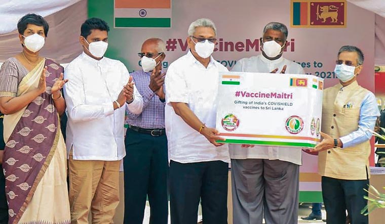 India gifted vaccines to Sri Lanka: