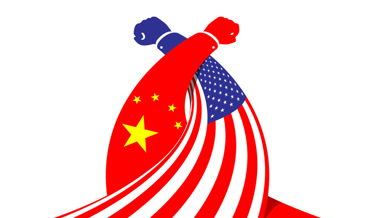 china-vs-USA-China-US-Vs-China-flags-shut