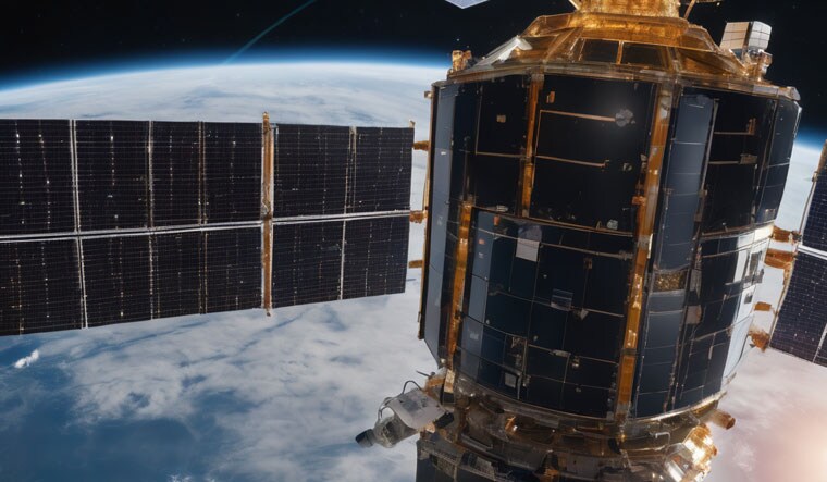 satellite-orbit-solar-panel-ai-gen