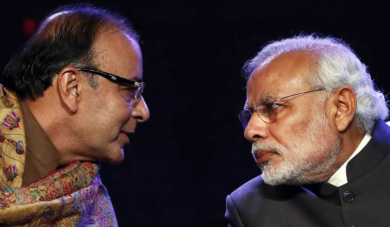 [File]  Arun Jaitley with Prime Minister Narendra Modi | Reuters