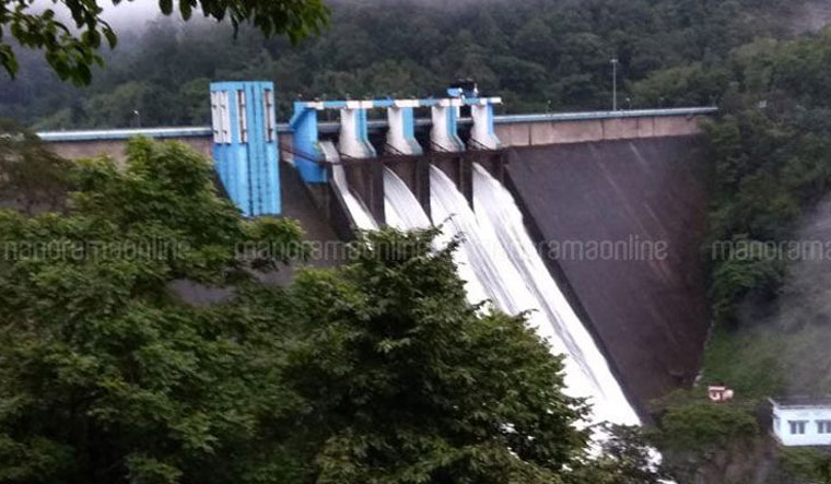 Shutter gates of the Idamalayar dam in Ernakulam district were opened on Thursday morning | Onmanorama