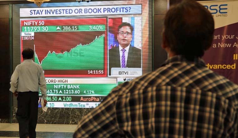 Equity markets surge on exit poll predictions