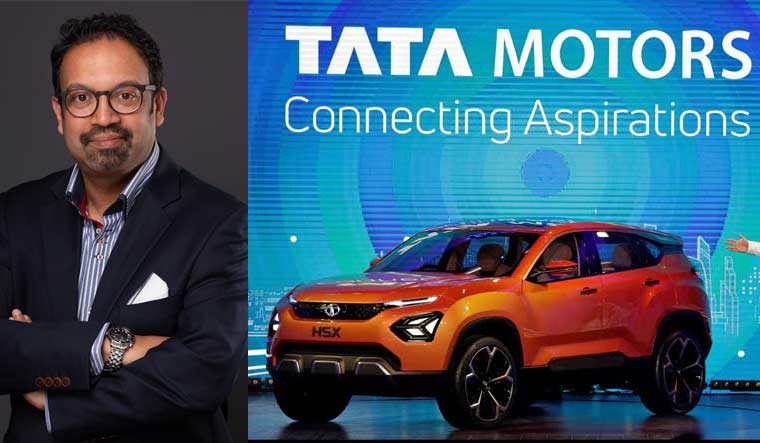 Collage: Pratap Bose, the Tata HBX concept | File, Reuters