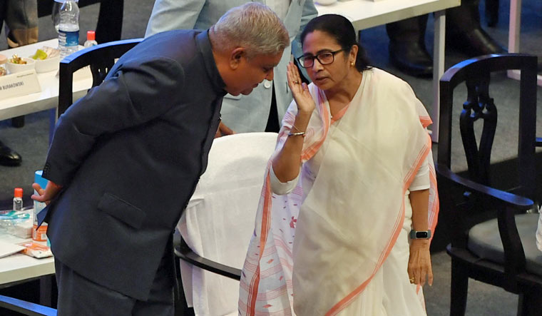 Chief Minister Mamata Banerjee and Governor Jagdeep Dhankhar | Salil Bera