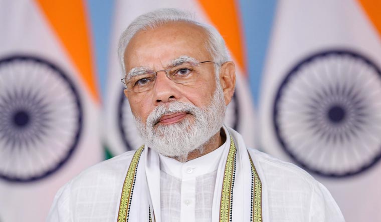 Prime Minister Narendra Modi attends BRICS Business Forum 2022, through a video conference | PTI
