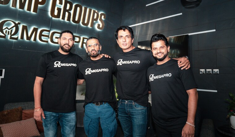 Omegapro official Yuvraj, Sunny Deol, Sonu Sood, Suresh Raina