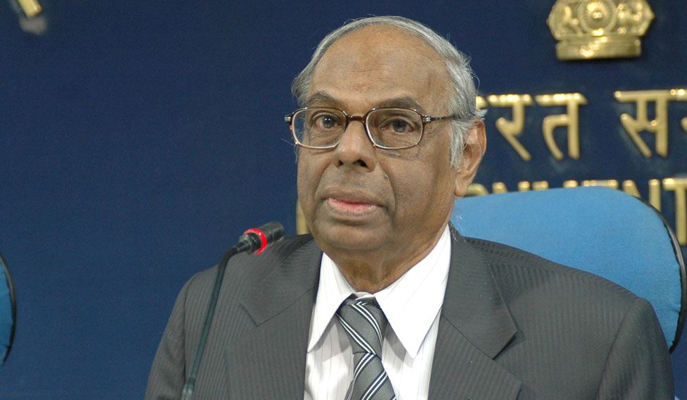 The Chairman, Economic Advisory Council to PM, Dr. C. Rangarajan addressing a Press Conference on Review of Economy 2009-10, in New Delhi on February 19, 2010.