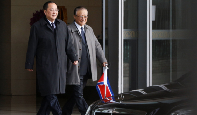 north-korea-foreign-minister-ri-yong-ho-left-reu