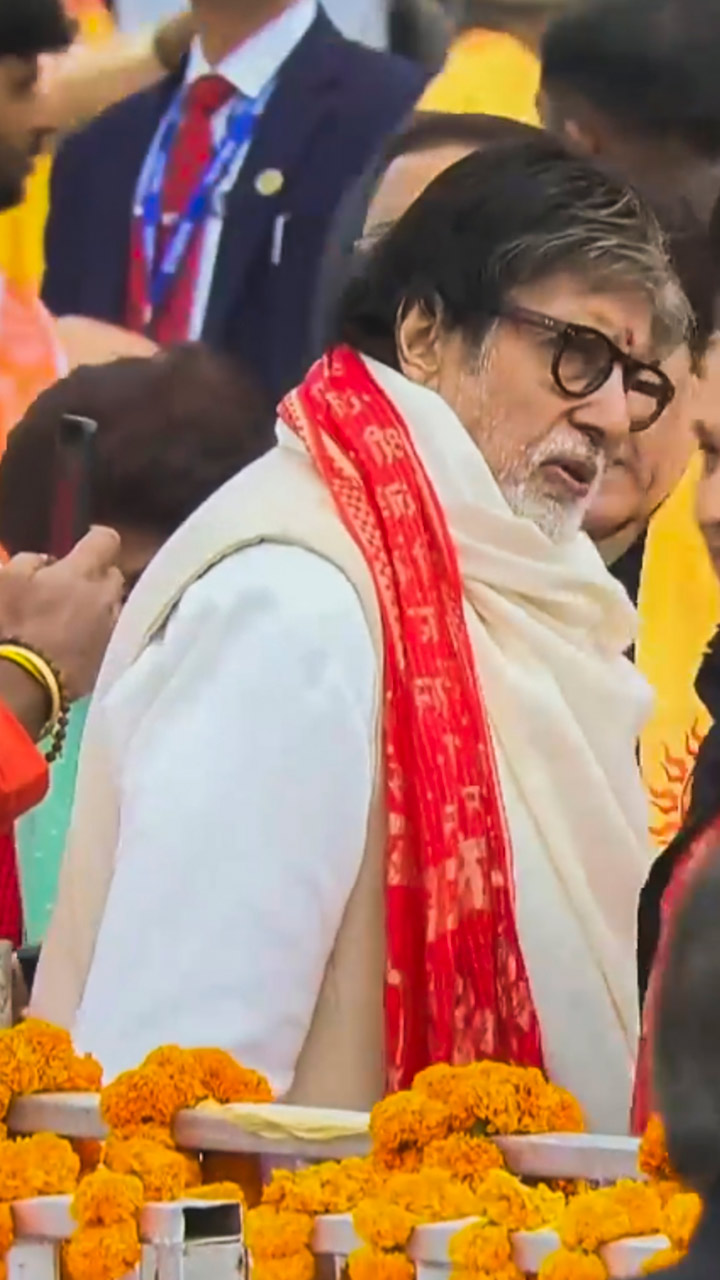  Amitabh Bachchan to Katrina Kaif: Celebs in Ayodhya for Ram temple consecration