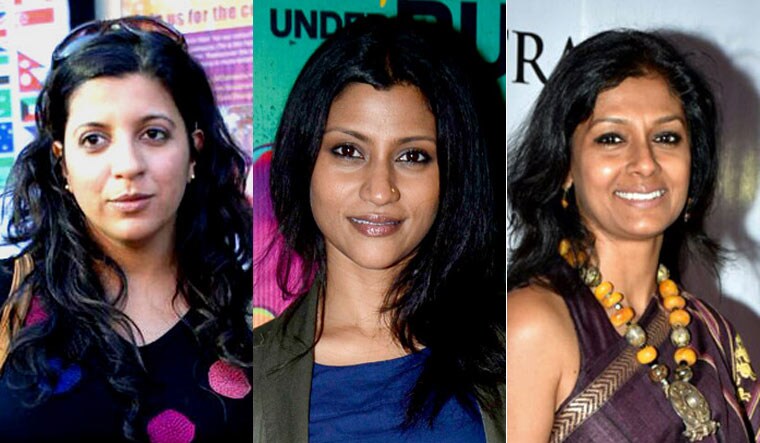 L-R: Zoya Akhtar, Konkona Sensharma and Nandita Das | Wikimedia Commons
