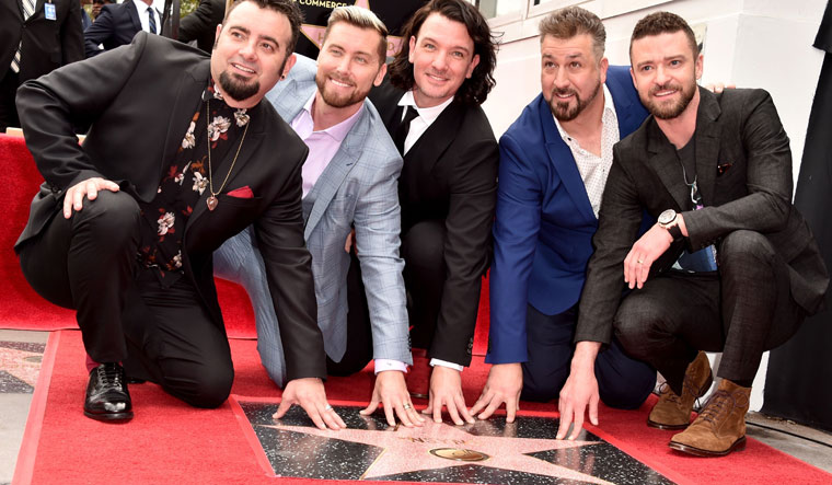 US-NSYNC-HONORED-WITH-STAR-ON-THE-HOLLYWOOD-WALK-OF-FAME