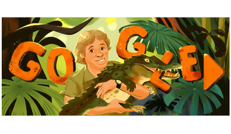 Google Doodle in honour of 'crocodile hunter' Steve Irwin on birth anniversary