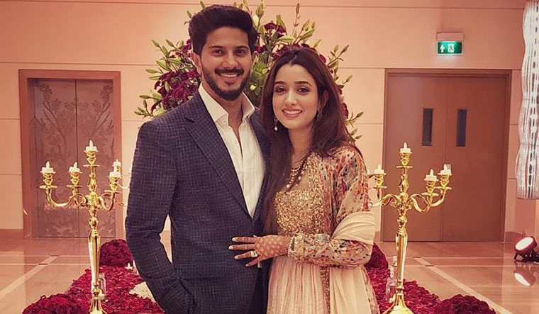 Dulquer Salmaan With his Wife | Veethi