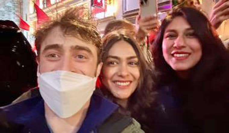 Mrunal Thakur with Daniel Radcliffe in New York | Instagram