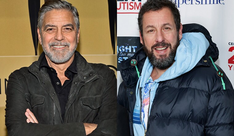 Adam Sandler, George Clooney | AP