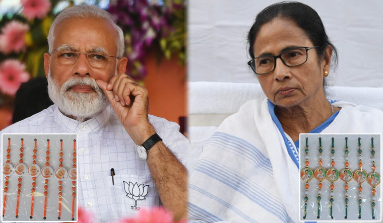 Prime Minister Narendra Modi and West Bengal Chief Minister Mamata Banerjee 