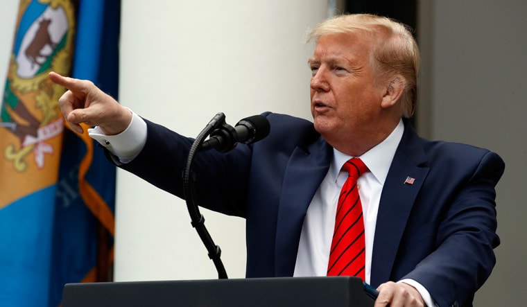 Virus Outbreak Trump