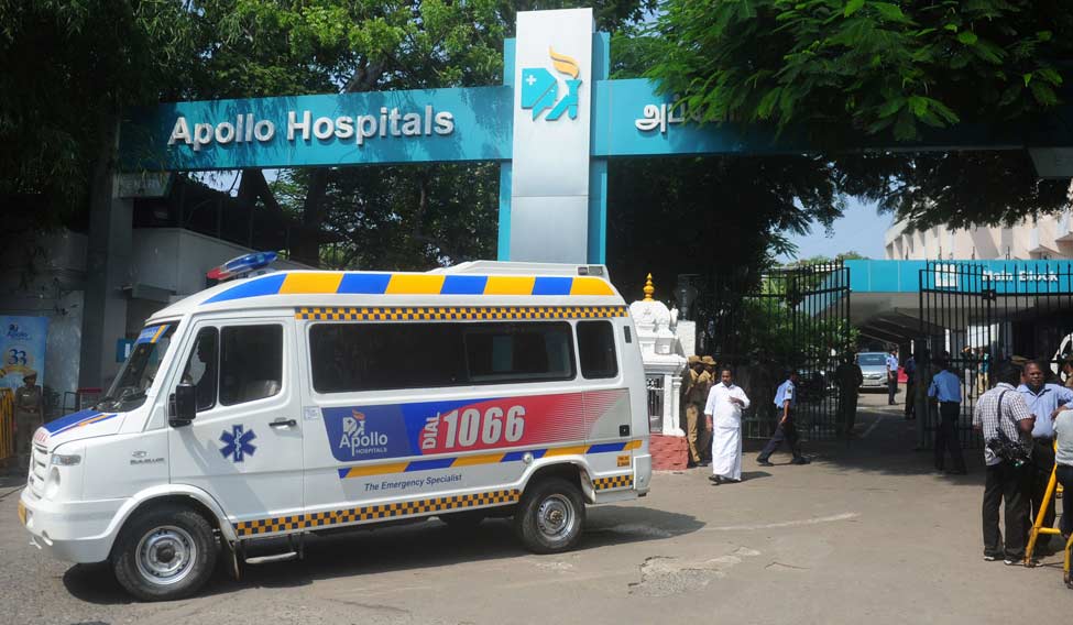 Apollo Hospitals currently has four testing facilities, which are being increased to 17 