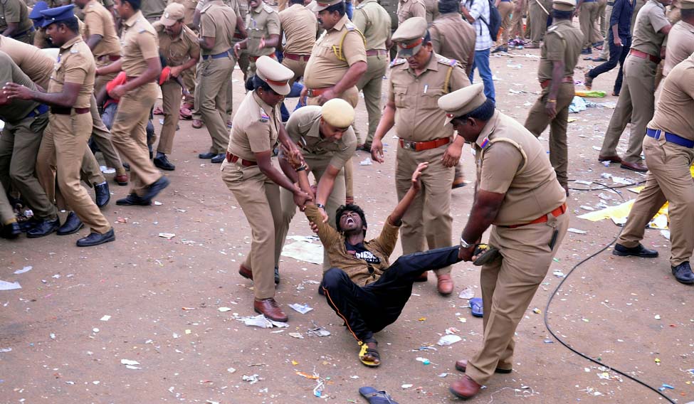 INDIA-BULLTAMING/PROTESTS