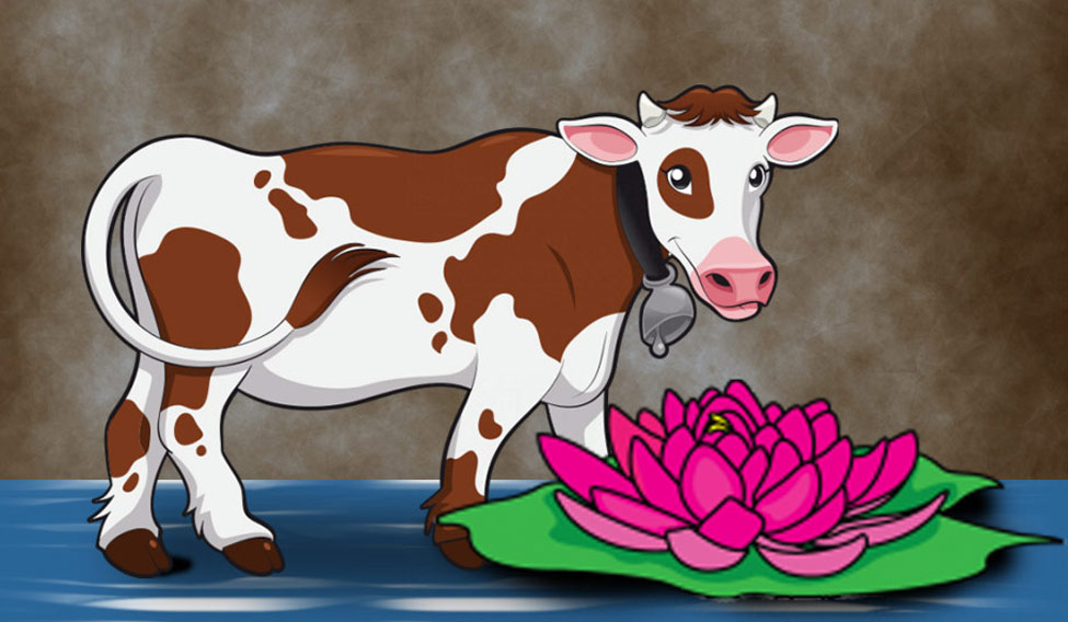 cow-and-lotus-bjp-beef-ban