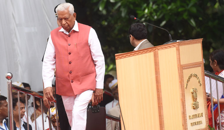 Governor Vajubhai Vala found himself in the middle of a storm after he invited BJP to form the government | Bhanu Prakash Chandra