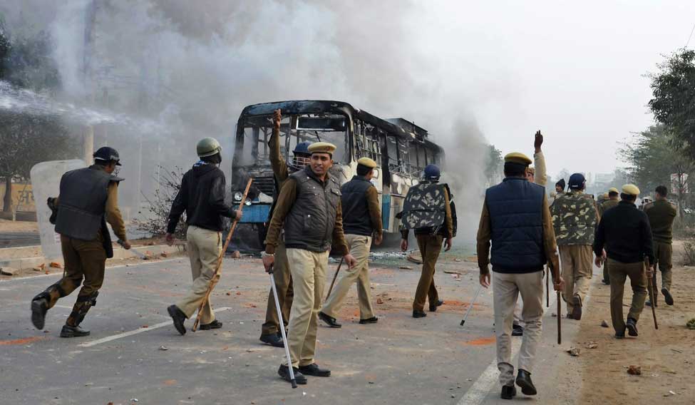 Gurgaon Riots 38 people arrested in Gurgaon over anti-'Padmaavat' violence