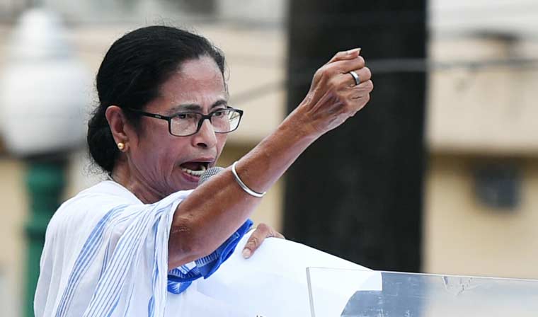 Chief Minister Mamata Banerjee addressing the Martyrs' Day rally in Kolkata | Salil Bera