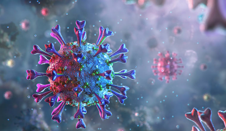 Coronavirus-COVID-19-floating-pathogen-respiratory-influenza-microscopic-view-shut