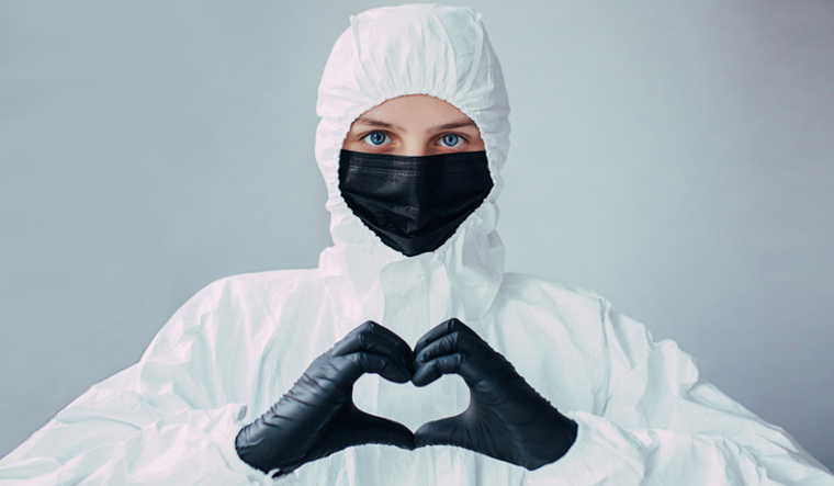 virologist-black-mask-medical-gloves-viral-protective-suit-heart--coronavirus-covis-19-shut