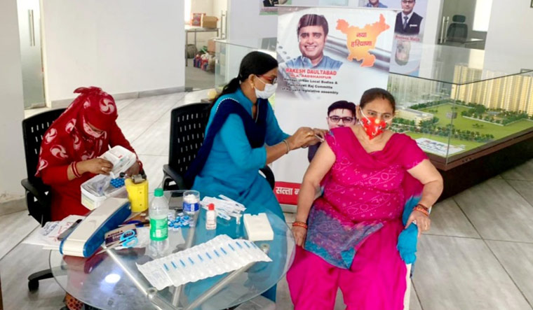 Gurgaon health department has decided to provide vaccination to all eligible residents at their doorstep | Aayush Goel