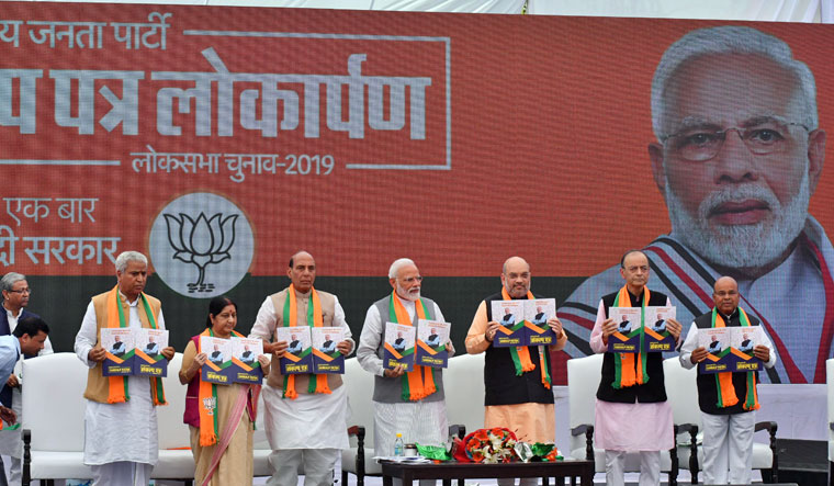 BJP manifesto 2019 sheds populism, prioritises national security
