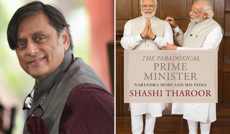 Shashi Tharoor and his latest book titled 'The Paradoxical Prime Minister'