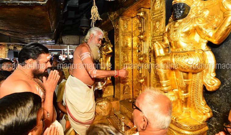 Sabarimala temple opened for the the five-day monthly poojas for the Malayalam month of Thulam | Nikhil Raj